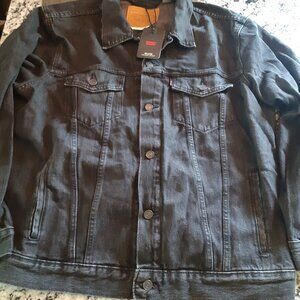 Levi's Relaxed Fit Cotton Linen Trucker Jacket